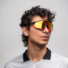 [ Kryptonite ] Polarised Sports Sunglasses : Red - projectshades
