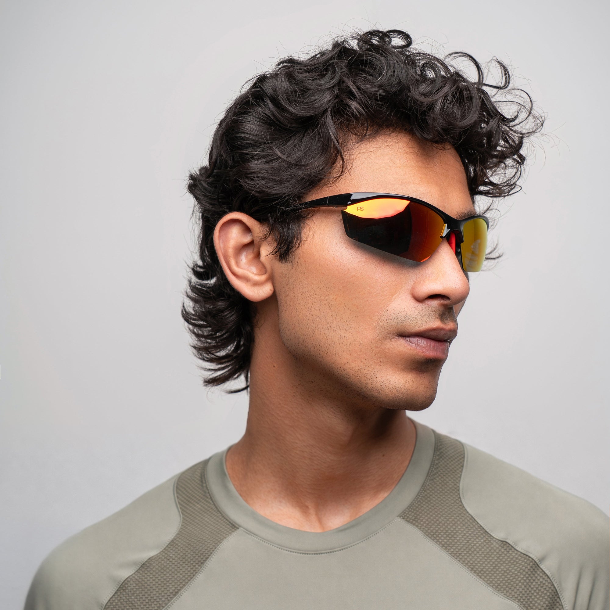 [ Lex ] Polarised Sports Sunglasses : Red - projectshades