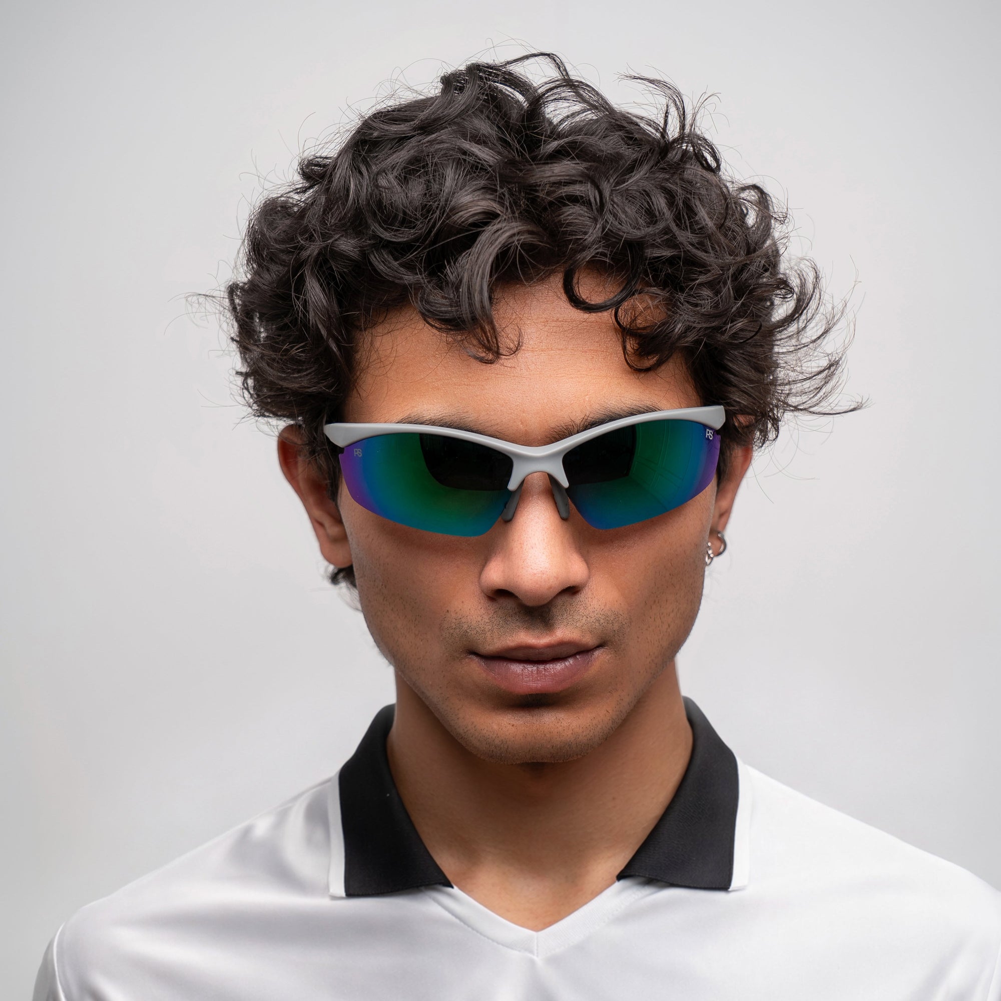 [ Lex ] Polarised Sports Sunglasses : Blue - projectshades