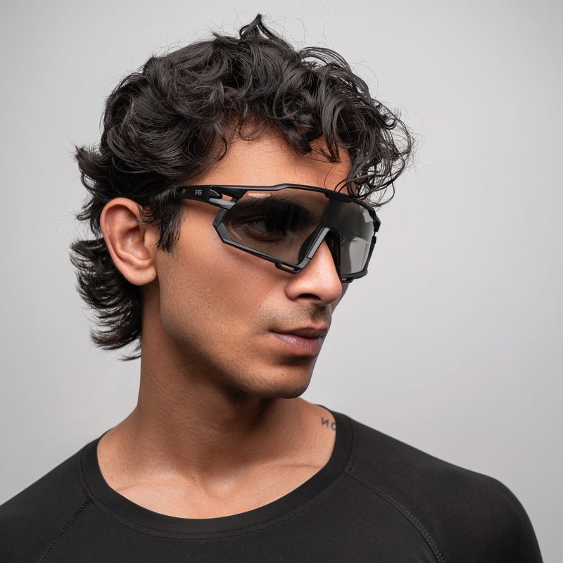 [ Kryptonite ] Polarised Sports Sunglasses : Photochromatic - projectshades
