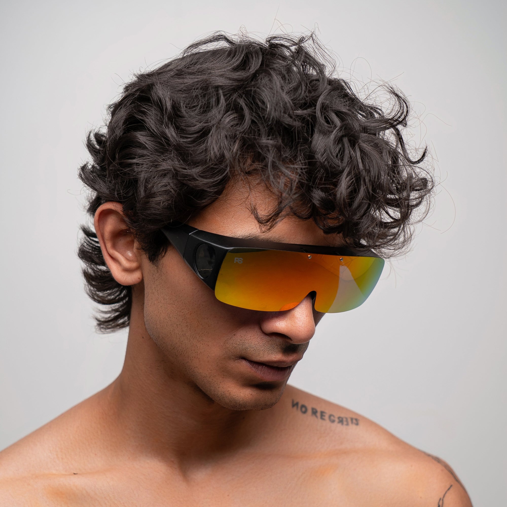[ Mongul ] Flip-Up Polarsied Sunglasses : Red - projectshades