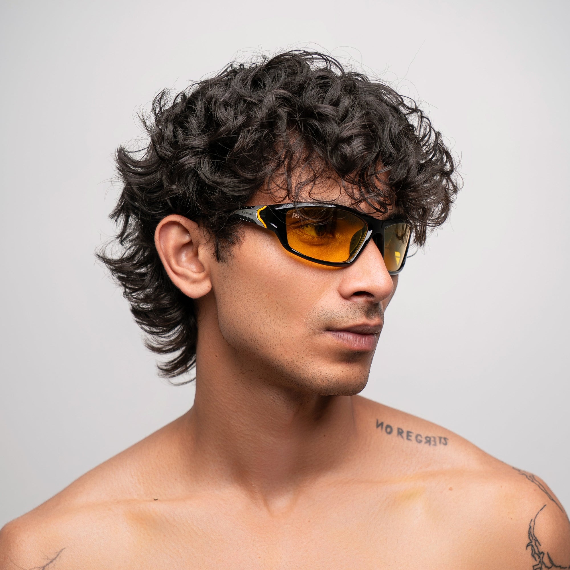 [ Drax ] Polarsied Sports Sunglasses : Yellow - projectshades