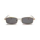 [ Hecate ] Slim Metal Sunglasses : Black/Gold - projectshades