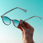 [ Roundabout ] Everyday Round Sunglasses : Aqua - projectshades