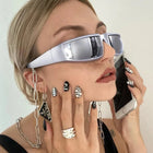[ Trinity ] Wraparound y2k Sunglasses - projectshades