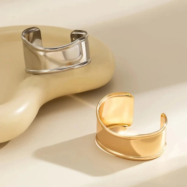 [ Mykonos ] Cuff Silver Bangles - projectshades