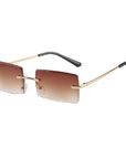 [ Athena 2.0 ] Sleek Rimless Sunglasses - projectshades