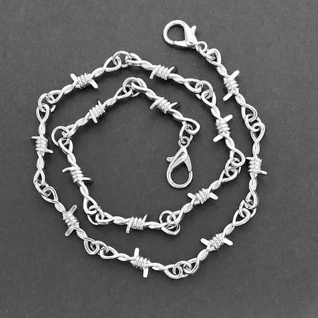 [ Caution ] Barbed Wire Unisex Chain - projectshades
