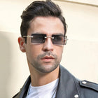 [ Andre ] Metal Rimless Sunglasses - projectshades