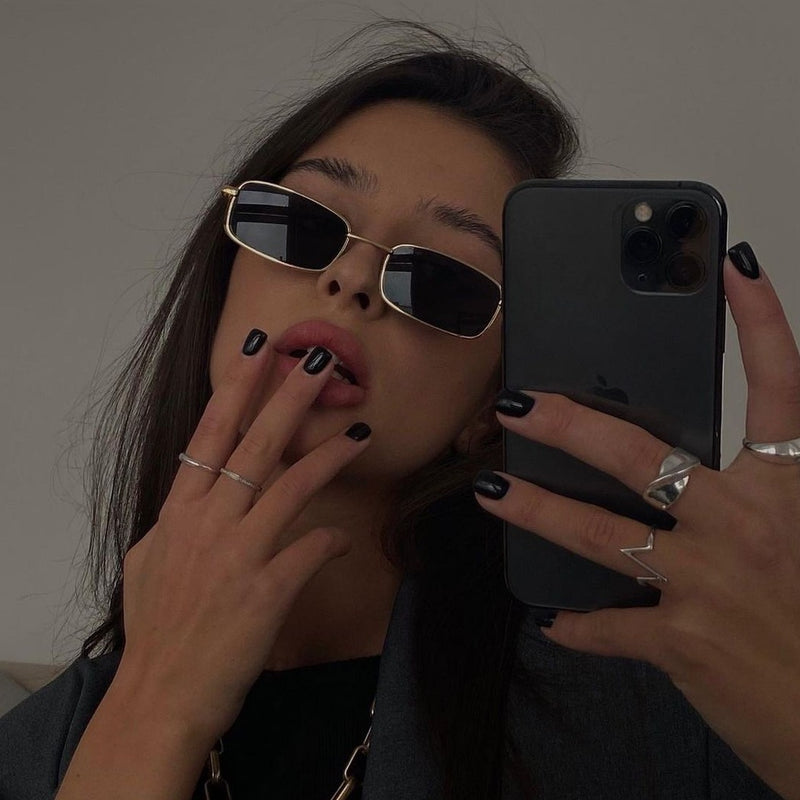[ Hecate ] Slim Metal Sunglasses - projectshades