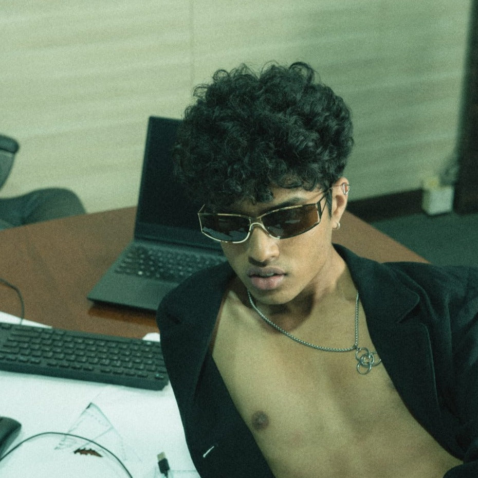 [ Amber ] Y2k Unisex Sunglasses - projectshades