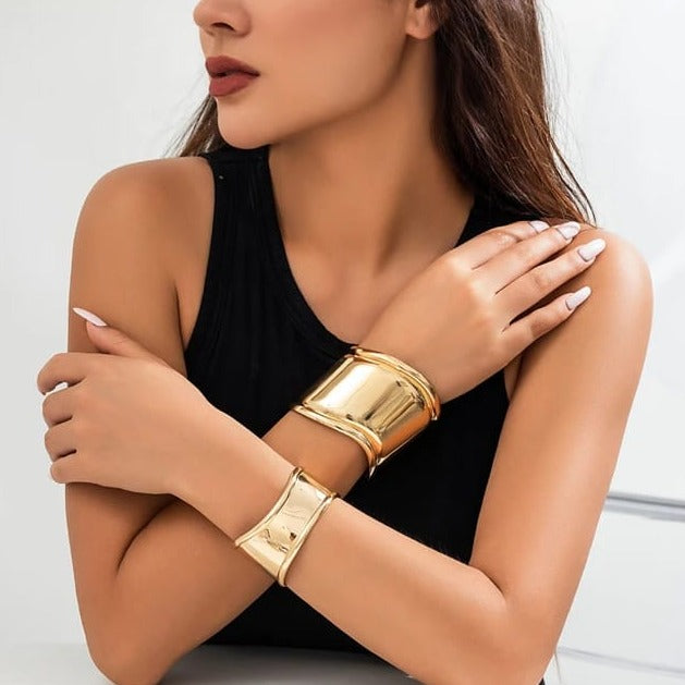 [ Mykonos ] Cuff Silver Bangles - projectshades