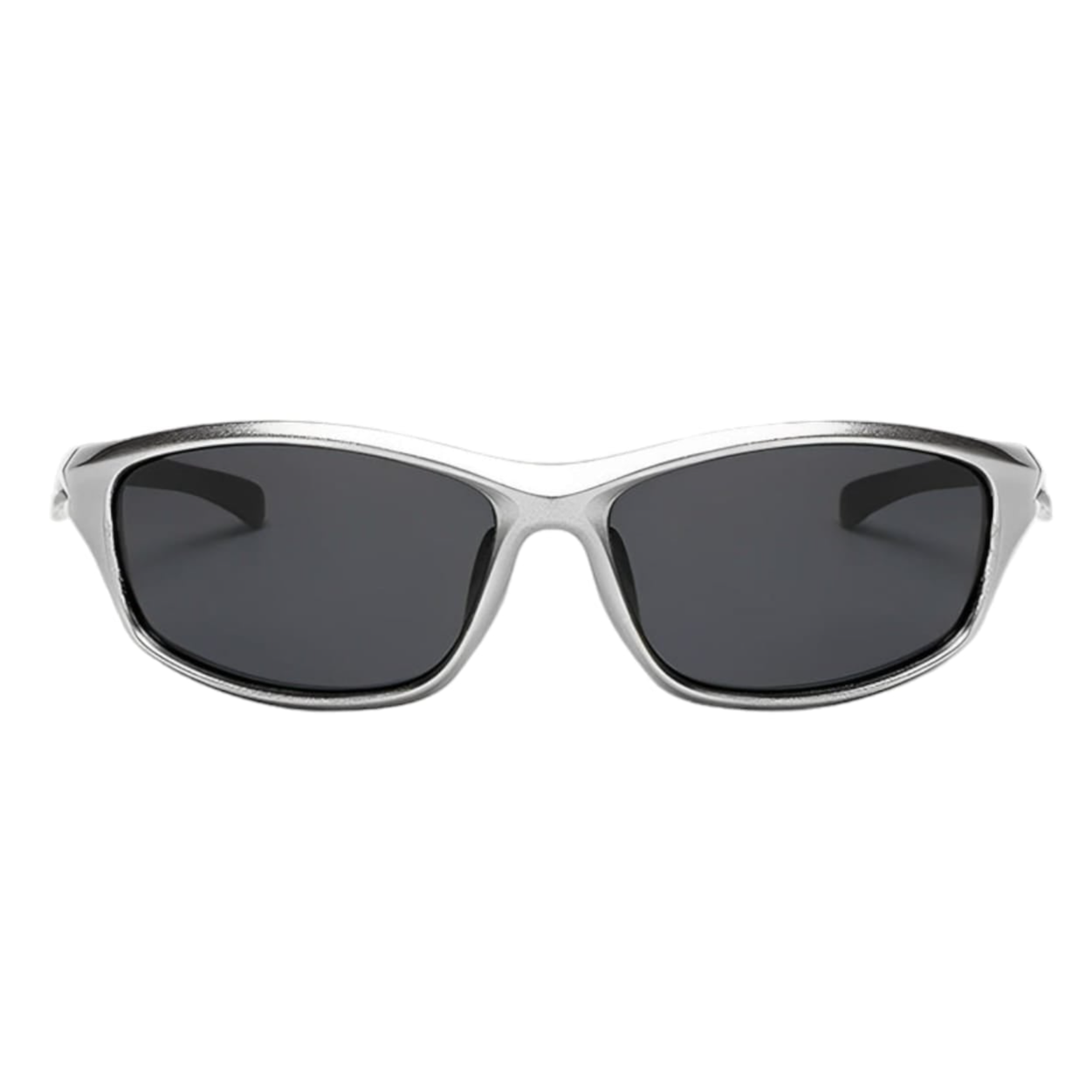 [ Solarix ] Silver Wraparound Sunglasses - projectshades