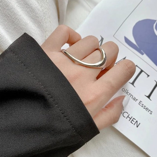 [ Kristen ] Y2k Abstract Ring - projectshades