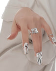 [ Tesla ] Cyberpunk Figernail Rings