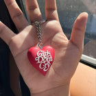 [ Girls Dont Cry ] Heart Key Chain - projectshades