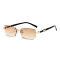 [ Roma ] Rimless Metallic Sunglasses - projectshades