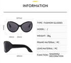 [ Griffin ] Oval Oversized Sunglasses