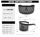 [ Typhon ] Oversized Visor Sunglasses - projectshades