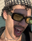 [ Asteria ] Yellow Aesthetic Sunglasses
