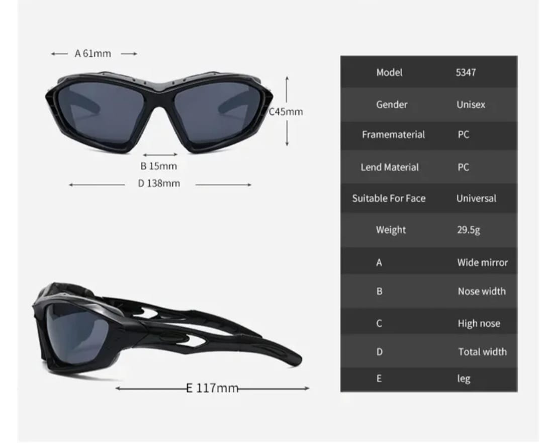 [ Firefox ] Y2k Sporty Sunglasses