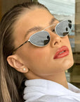 [ Euphoria ] Cateye Metal Sunglasses