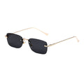 [ Credence ] Rimless Retro Sunglasses - projectshades