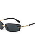 [ Candies ] Retro Rectangular Sunglasses