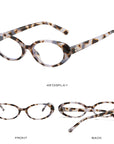 [ Hadid ] Vintage Oval Glasses