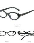 [ Hadid ] Vintage Oval Glasses