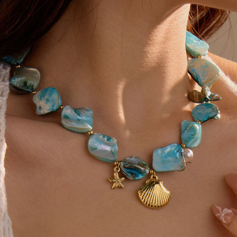 [  Navagio ] Beach Girl Necklace - projectshades