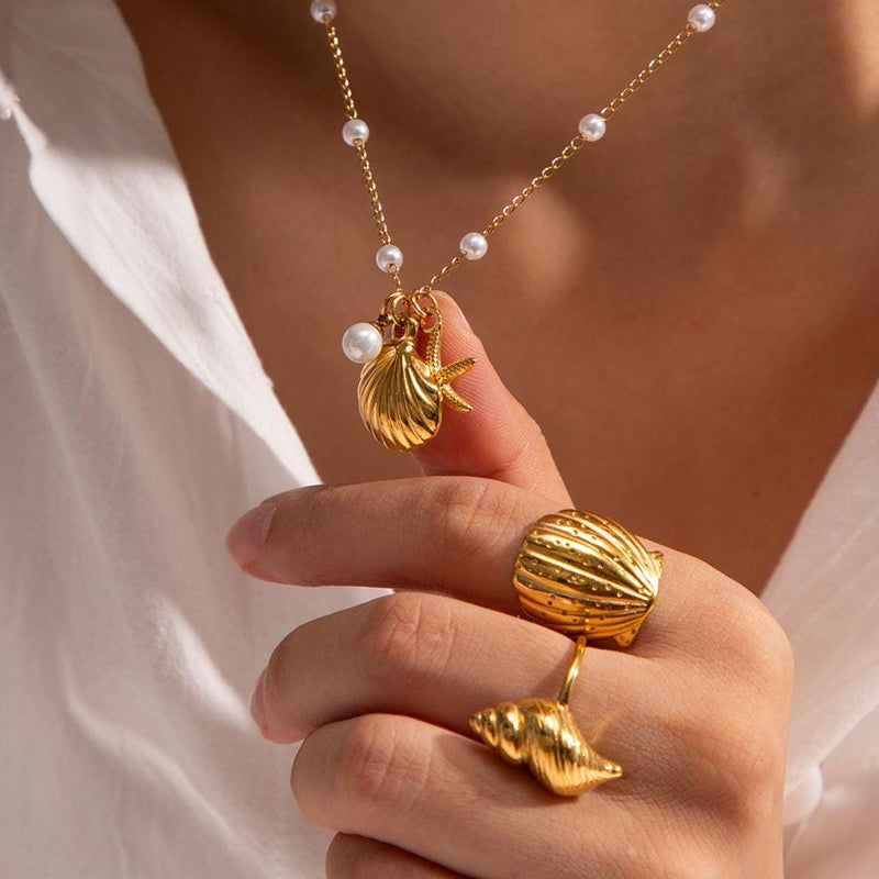 [ Tulum ] Sea Shell Necklace - projectshades