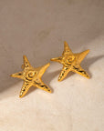 [ Carina ] Starfish Earring Pair