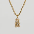 [ Ted ] Gold TeddyBear Necklace