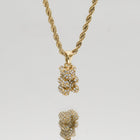 [ Ted ] Gold TeddyBear Necklace