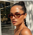 [ Krabi ] Retro Rectangular Sunglasses