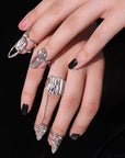 [ Tesla ] Cyberpunk Figernail Rings