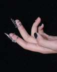 [ Tesla ] Cyberpunk Figernail Rings