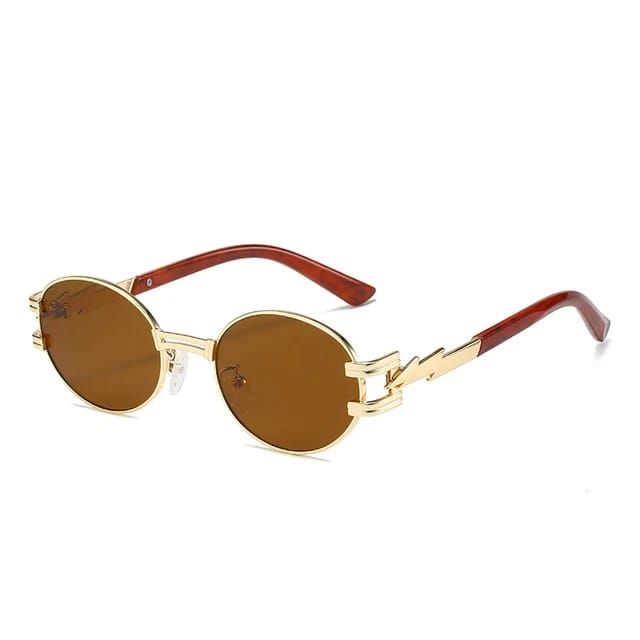 [ Denver ] Metallic Retro Sunglasses