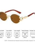 [ Denver ] Metallic Retro Sunglasses