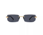 [ Roma ] Rimless Metallic Sunglasses - projectshades