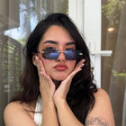 [ Roma ] Rimless Metallic Sunglasses - projectshades