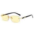 [ Roma ] Rimless Metallic Sunglasses - projectshades