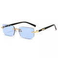 [ Roma ] Rimless Metallic Sunglasses - projectshades