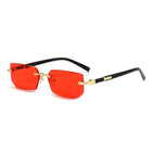 [ Roma ] Rimless Metallic Sunglasses - projectshades