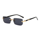 [ Roma ] Rimless Metallic Sunglasses - projectshades