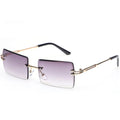 [ Athena ] Vintage Rimless Sunglasses - projectshades