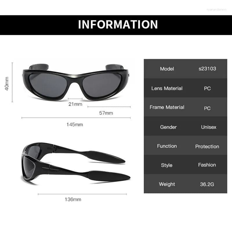 [ Kingston ] Futuristic Unisex Sunglasses