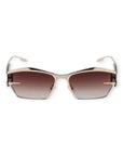 [ METRO MONKEY ] Metal Geometric Sunglasses