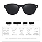 [ Oslo ] Luxe Unisex Sunglasses - Black/Leopard